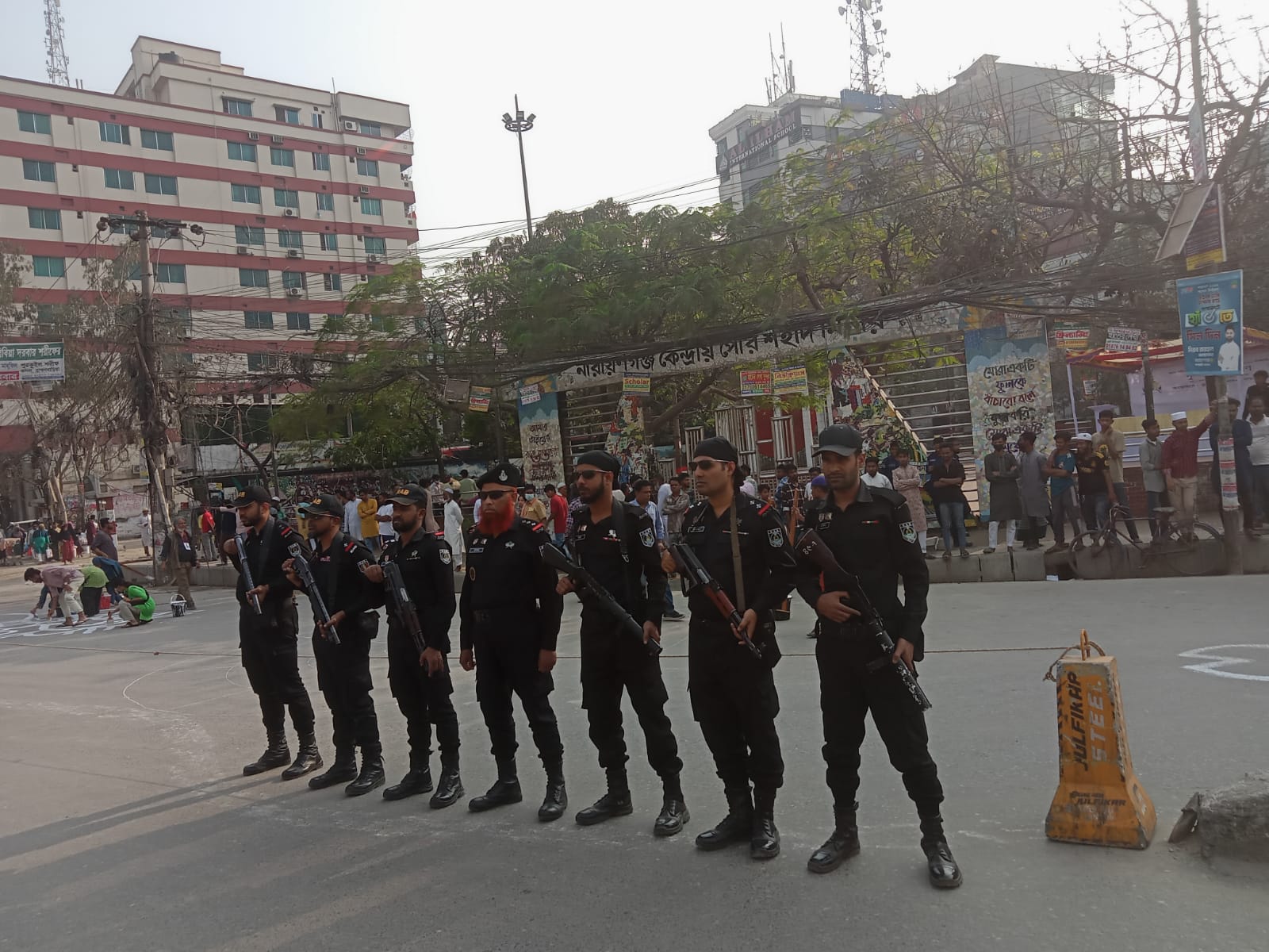 মহান আন্তর্জাতিক মাতৃভাষা দিবস উপলক্ষে নারায়ণগঞ্জসহ সাত জেলায় র‍্যাব-১১ এর নিরাপত্তা জোরদার