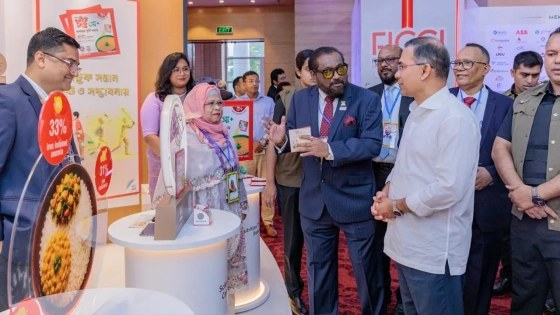 নেসলে বাংলাদেশ ও বিসিএসআইআরের যৌথ উদ্ভাবন এফআইসিসিআই এফডিআই সম্মেলনে তুলে ধরা হলো